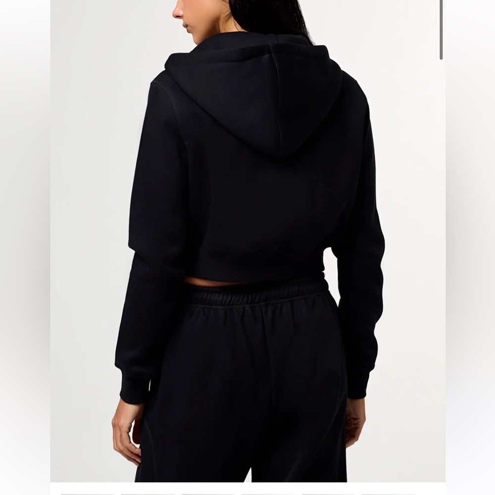 Miss Me Away Hoodie Crop Sweater - Picture 3 of 7